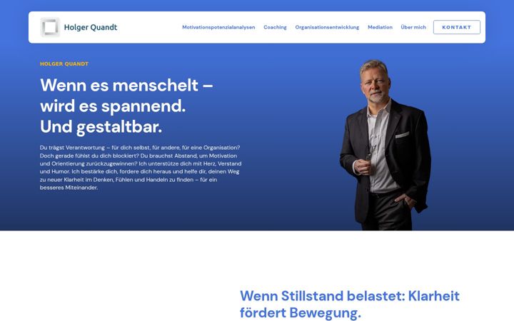 Screenshot of holgerquandt.com