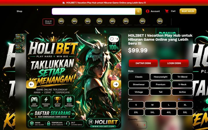 Screenshot of holibet.org