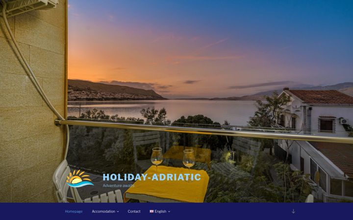Screenshot of holiday-adriatic.com