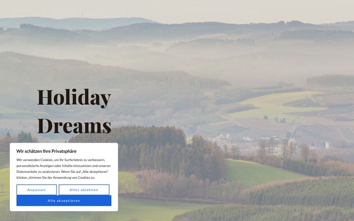 Screenshot of holiday-dreams.eu