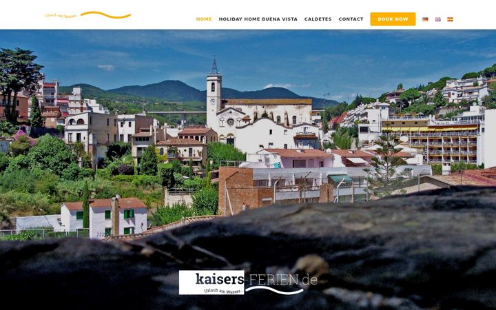 Screenshot of holiday-home-caldetas.com