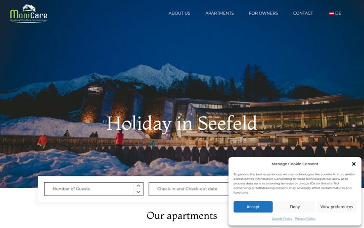 Screenshot of holiday-seefeld.at