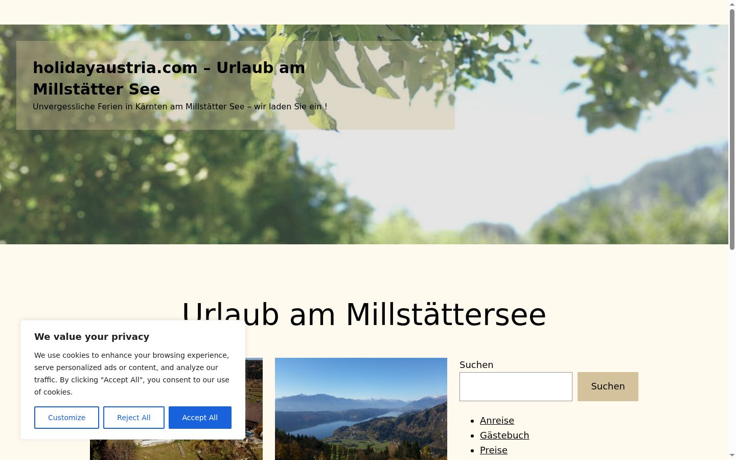 Snímek obrazovky baneru souhlasu zobrazeného před jakoukoli interakcí