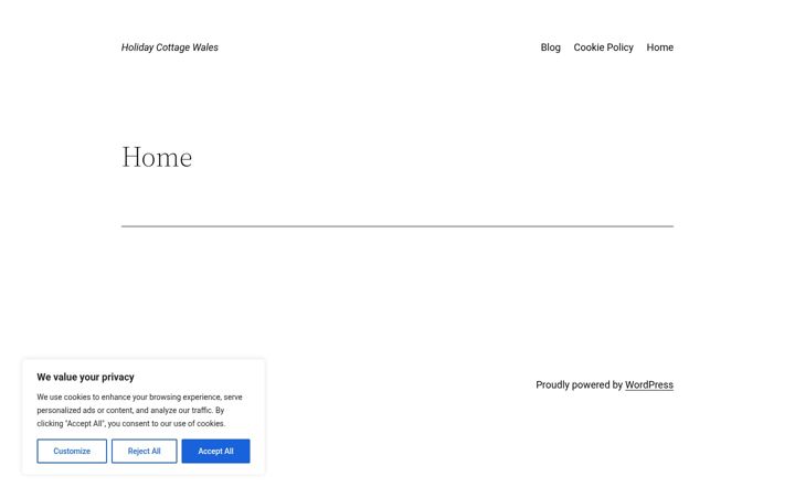 Screenshot of holidaycottagewales.uk