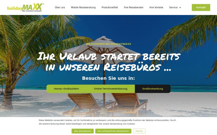 Screenshot of holidaymaxx.de