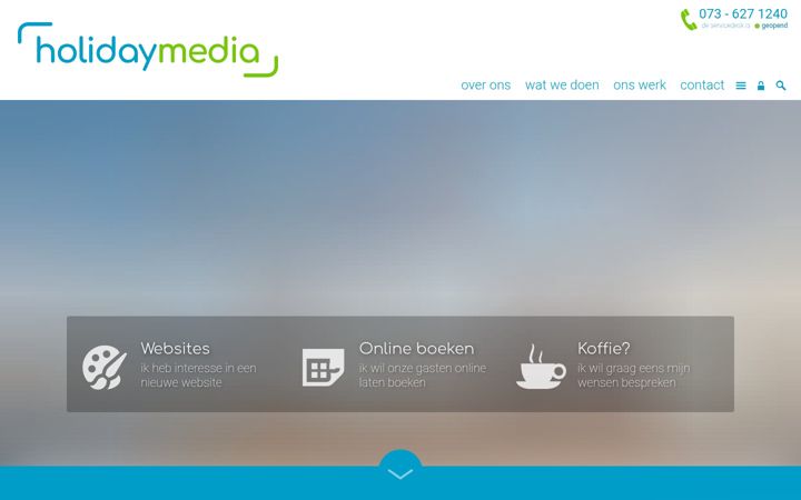 Screenshot of holidaymedia.eu