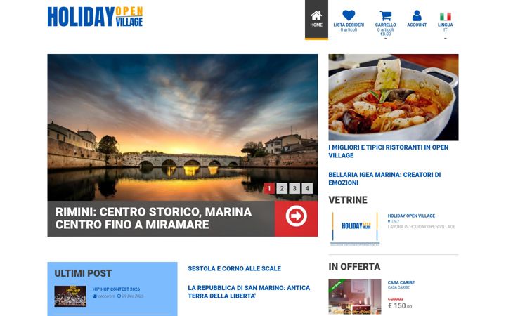 Screenshot of holidayopenvillage.com