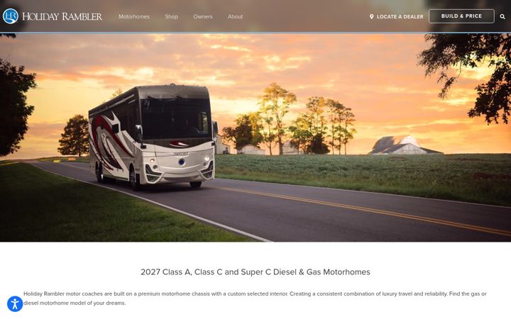 Screenshot of holidayrambler.com
