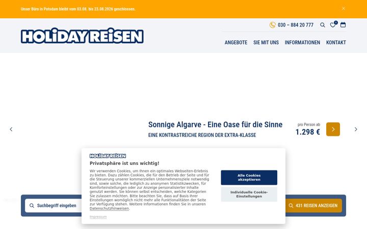 Screenshot of holidayreisen.com