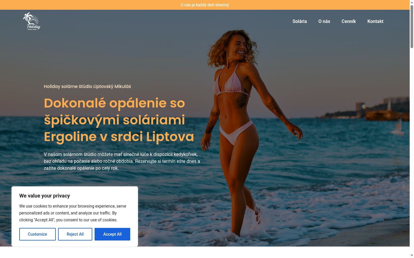 Screenshot tal-banner tal-kunsens muri qabel kwalunkwe interazzjoni