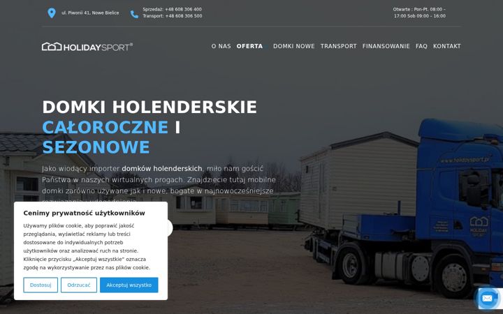 Screenshot of holidaysport.pl