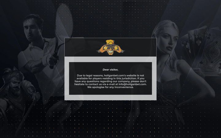 Screenshot of holiganbet.com