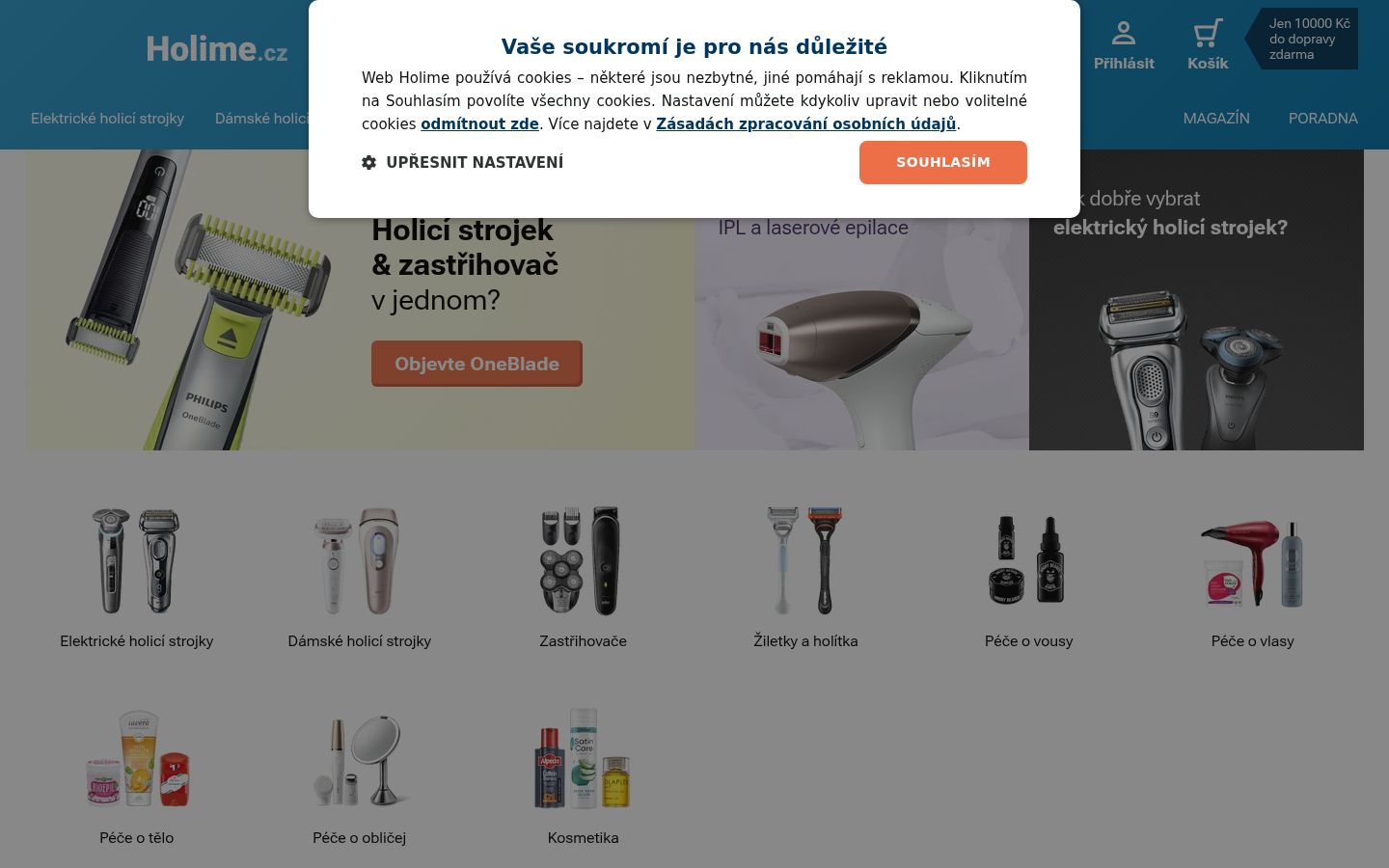 Capture d'écran de la bannière de consentement affichée avant toute interaction