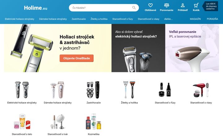 Screenshot of holime.eu