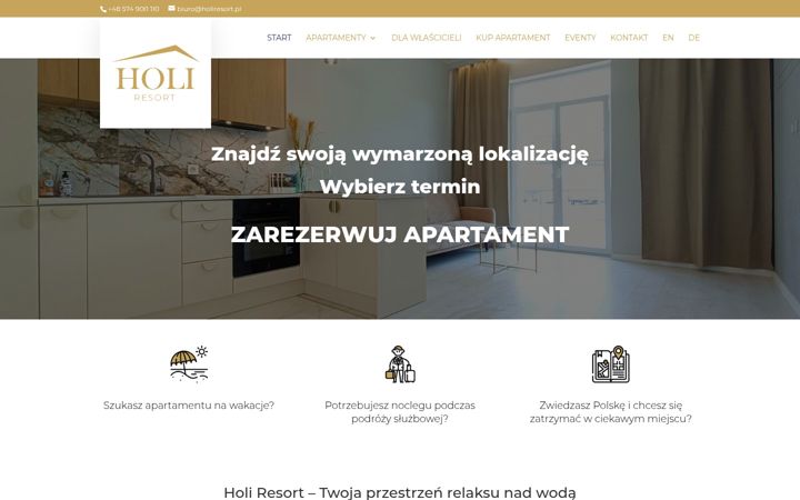 Screenshot of holiresort.pl