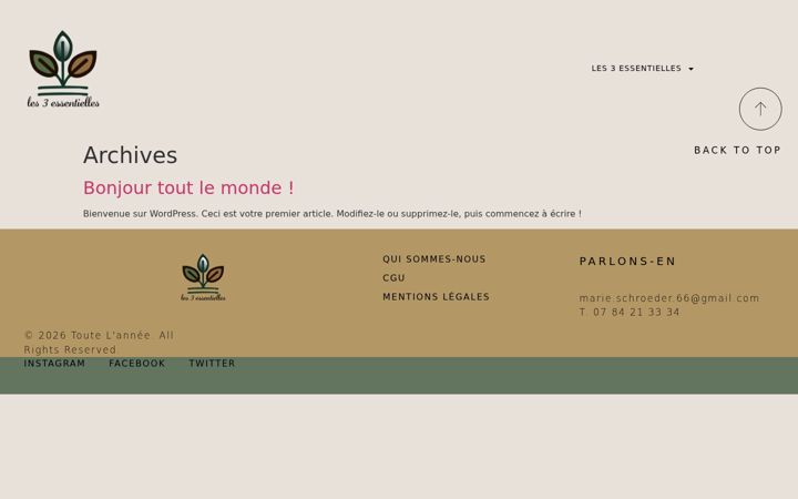 Screenshot of holisaroma.fr