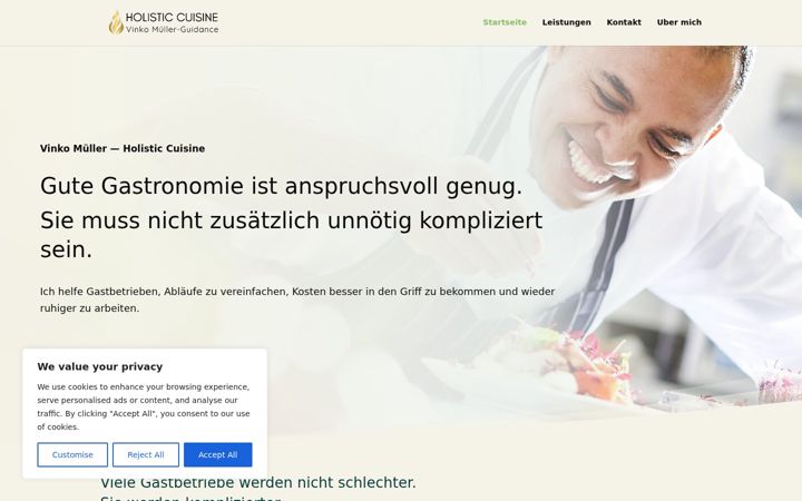 Екранна снимка на holistic-cuisine.com