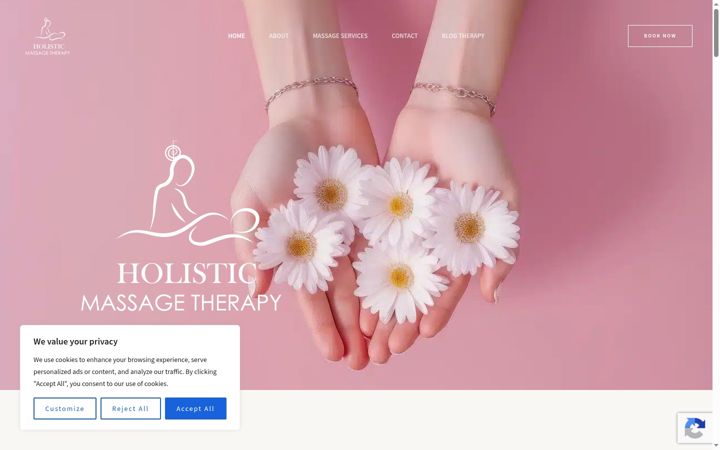 Екранна снимка на holistic-massagetherapy.com