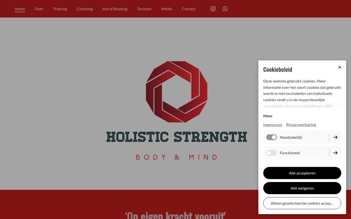 Screenshot of holistic-strength.net
