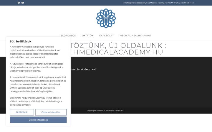 Screenshot of holisticacademy.hu