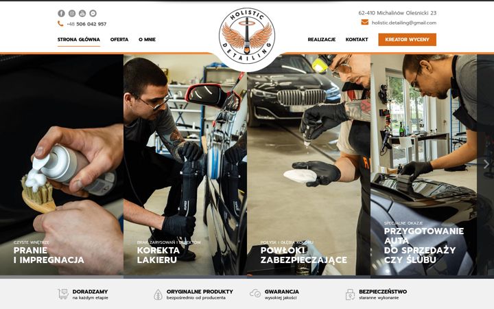 Screenshot of holisticdetailing.pl
