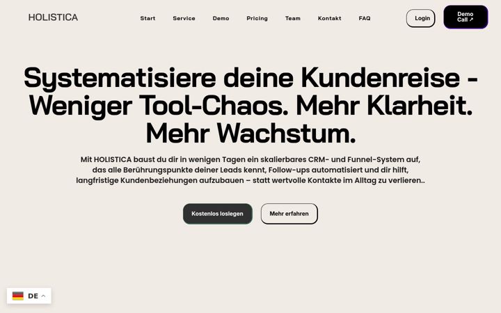 Screenshot of holisticgrowth.de