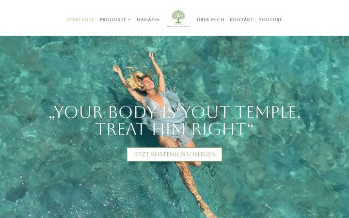 Screenshot ta' holistichealth-bylouise.com