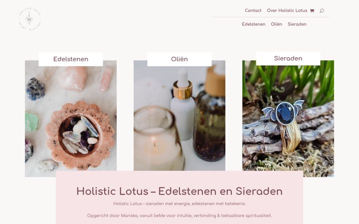 Screenshot of holisticlotus.nl