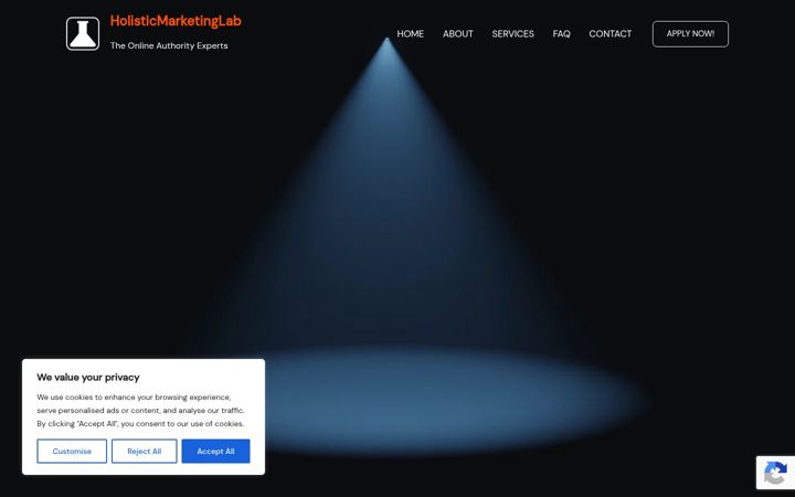 Екранна снимка на holisticmarketinglab.com
