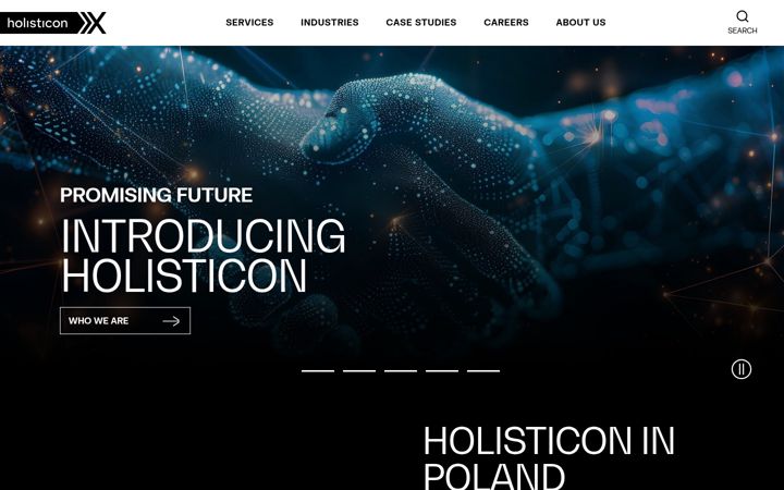 Screenshot of holisticon.pl