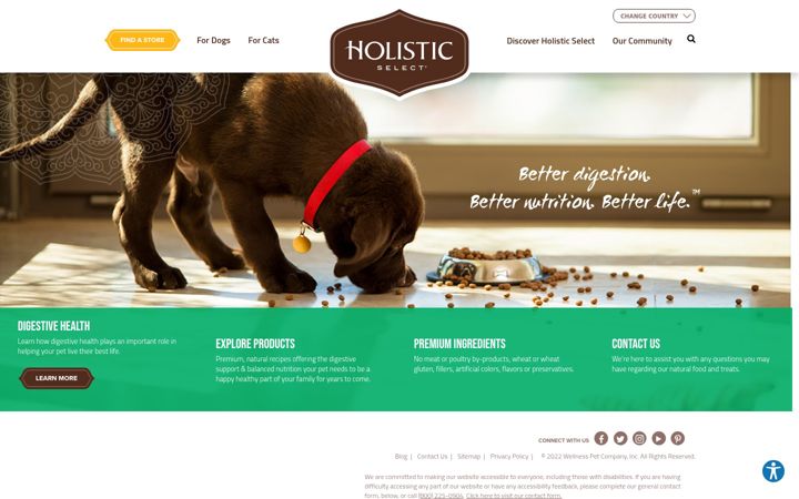 Screenshot of holisticselect.com