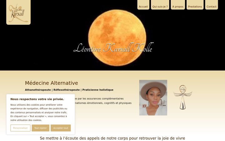 Screenshot of holistiquetherapie.ch
