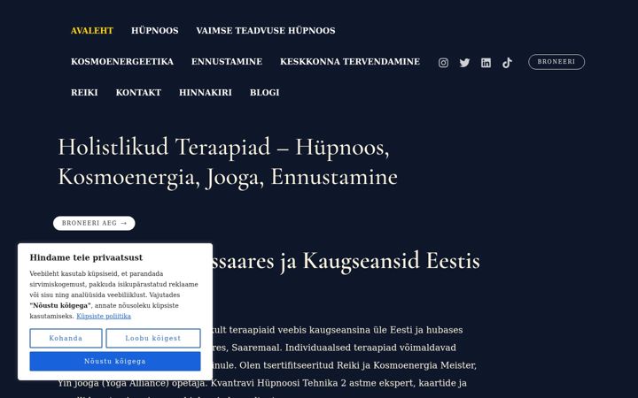 Screenshot of holistlikudteraapiad.ee
