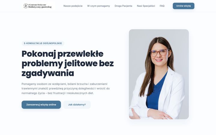 Screenshot of holistycznygastrolog.pl