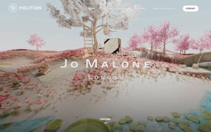 Screenshot of holition.com