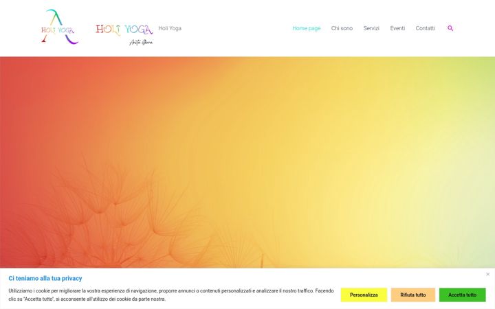 Screenshot of holiyoga.it