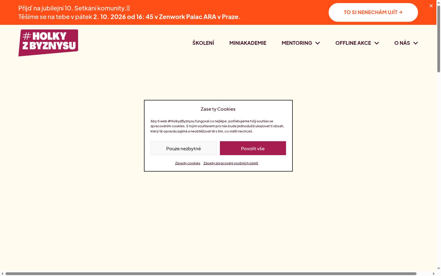 Capture d'écran de la bannière de consentement affichée avant toute interaction