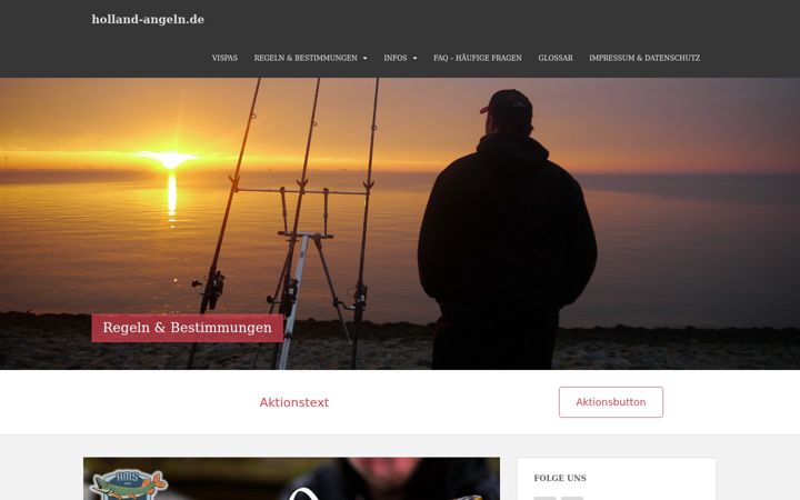 Screenshot of holland-angeln.de