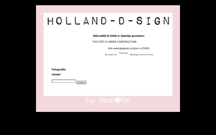 Screenshot of holland-d-sign.nl