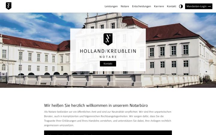 Screenshot of holland-kreusslein.de