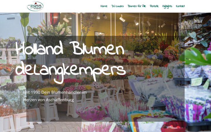Screenshot of hollandblumen-ab.de