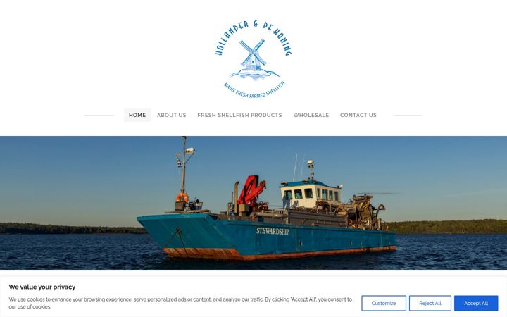 Screenshot of hollanderanddekoning.com