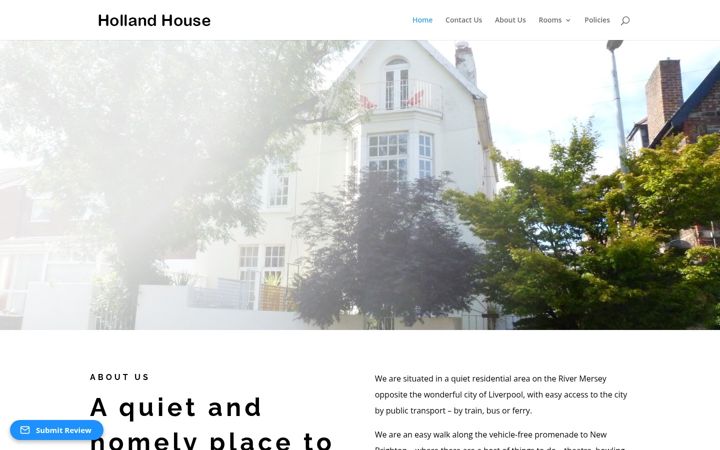 Screenshot of hollandhouse.uk