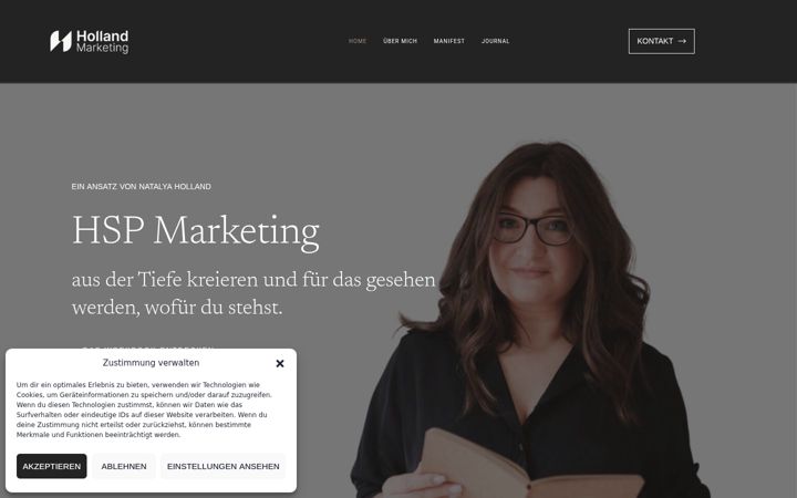 Screenshot of hollandmarketing.de