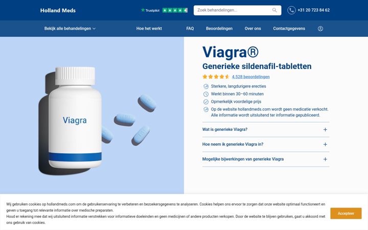 Screenshot of hollandmeds.com