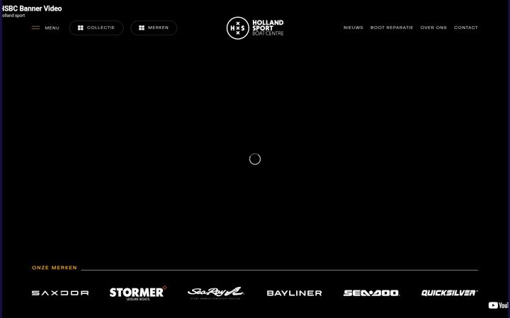 Screenshot of hollandsport.nl