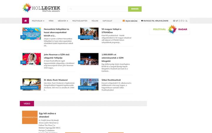 Screenshot of hollegyek.hu