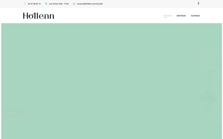 Screenshot of hollenn-service.bzh