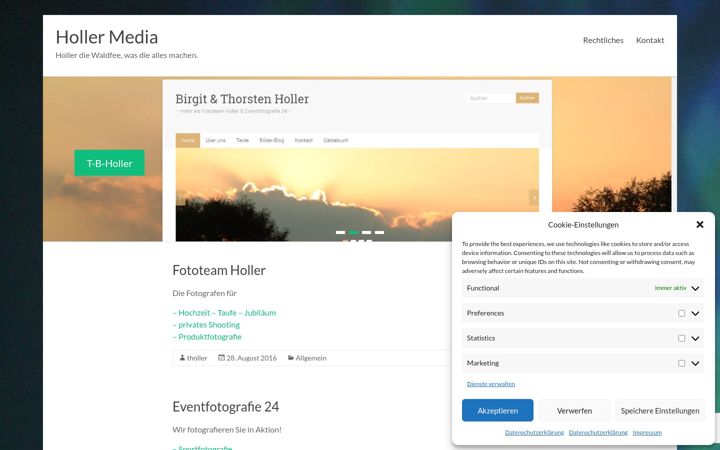 Screenshot of holler-media.de