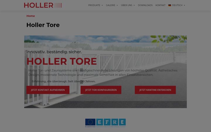 Screenshot of holler-tore.at